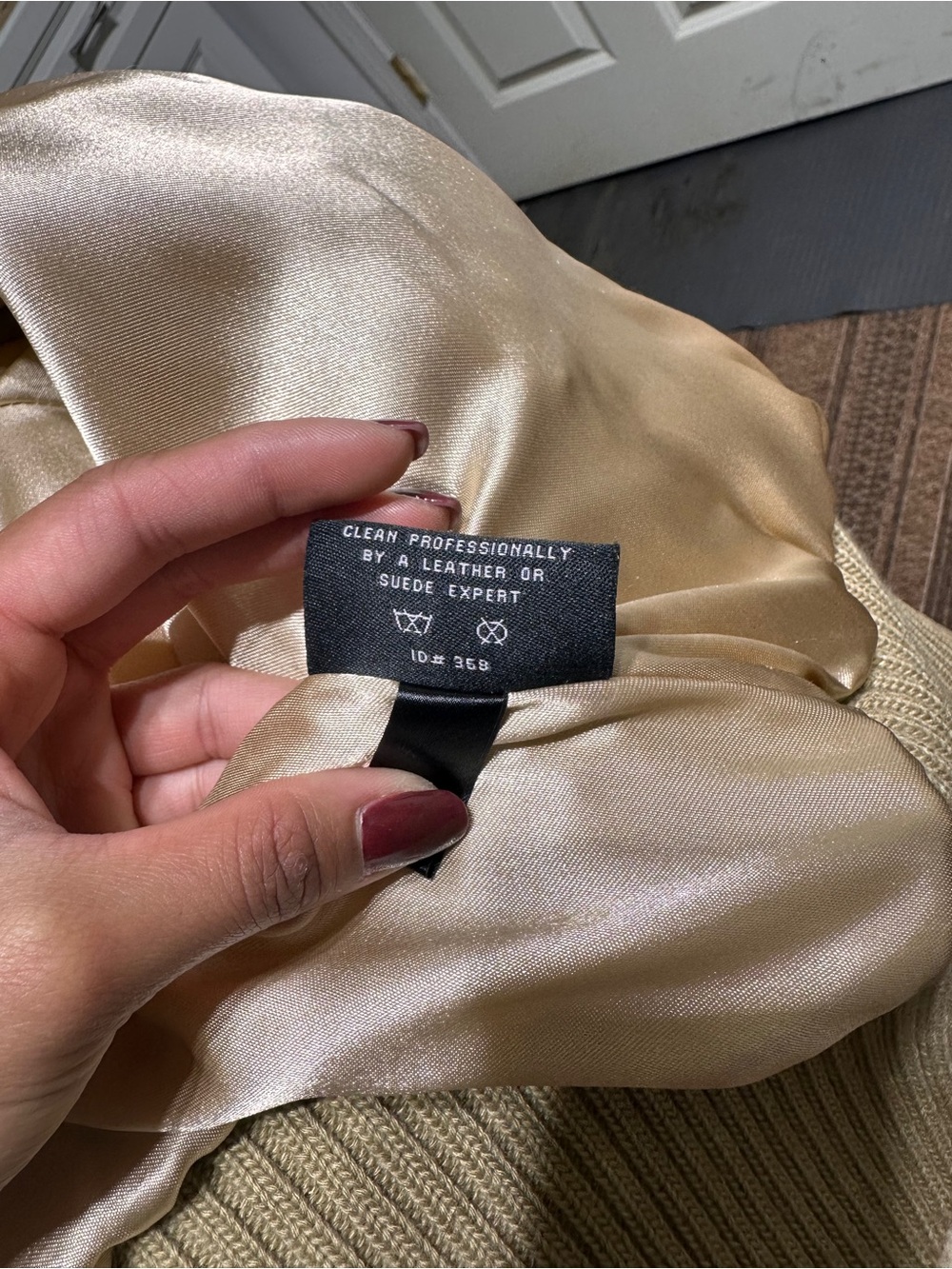 Jack Rivet Genuine Rabbit Fur Bomber Jacket — Size M - Picture 6 of 8